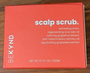 BeKynd Beauty Revive Restore Exfoliating Scalp Scrub 6.7 oz 200ml Vegan
